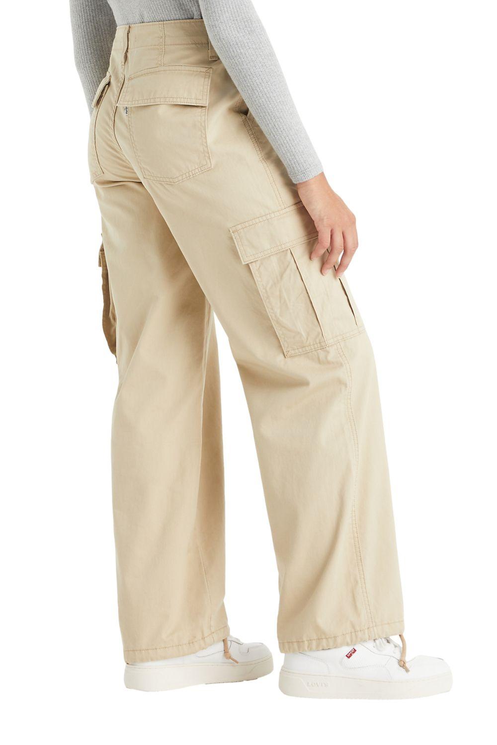 Jeans Mujer 94 Baggy Cargo Beige Levis A4707-0016-1