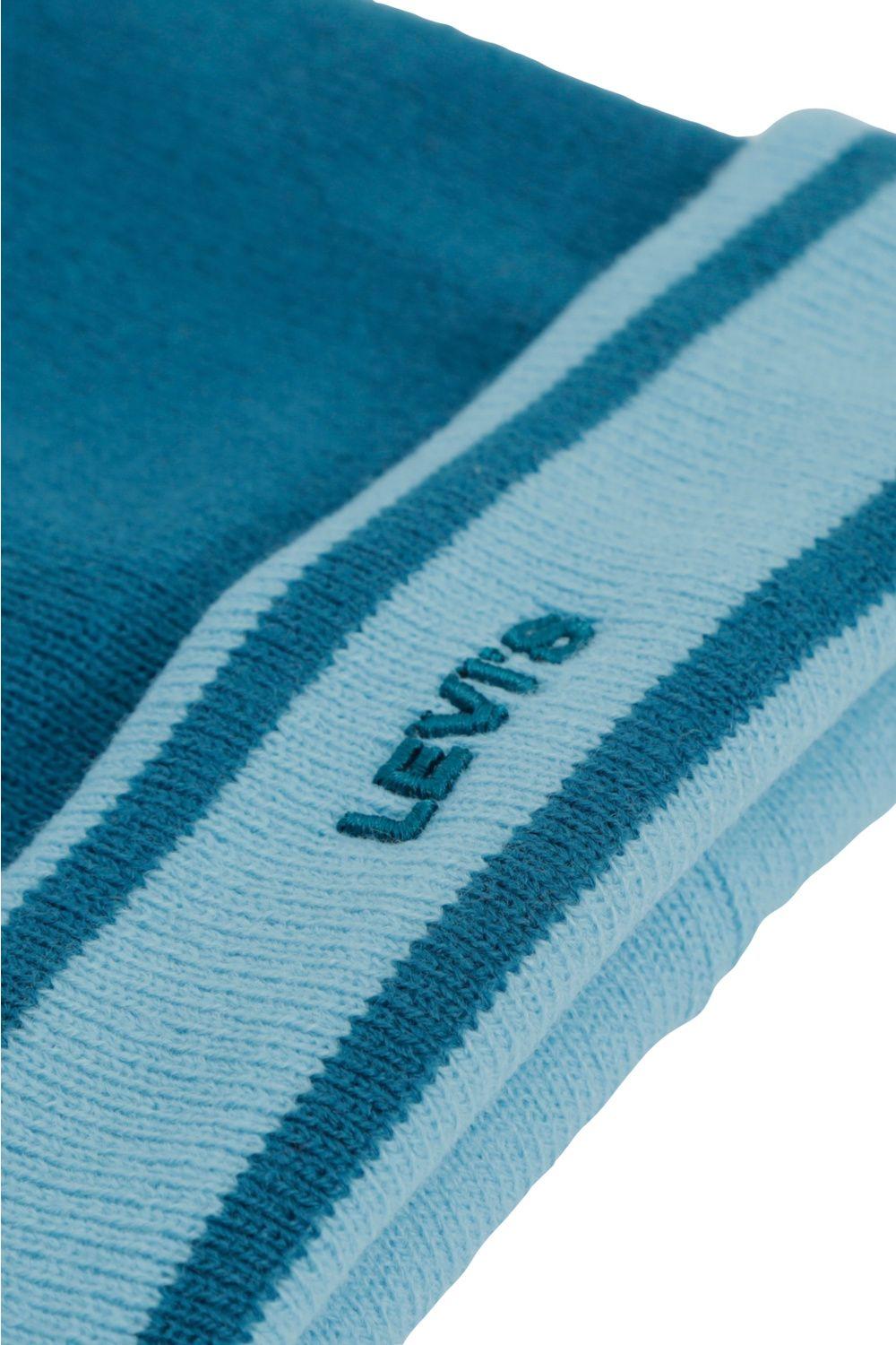 Gorro Hombre Beanie MiniLogo Azul Levis 87520-0045-3