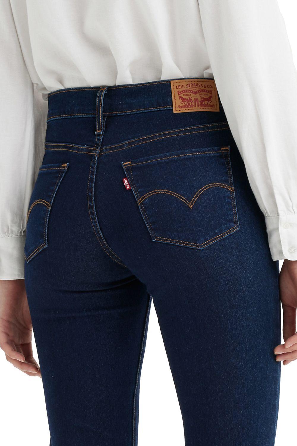 Jeans Mujer 314 Shaping Straight Azul Levis 19631-0204-3