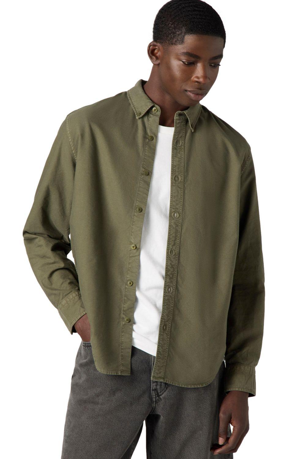 Camisa Hombre Authentic Button Down Verde Levis A7210-0026-2