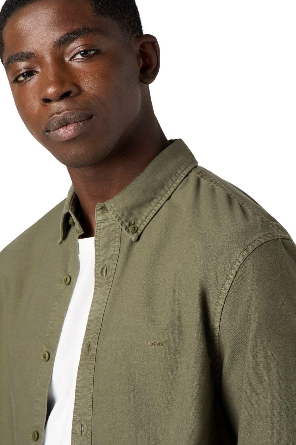 Camisa Hombre Authentic Button Down Verde Levis A7210-0026-3