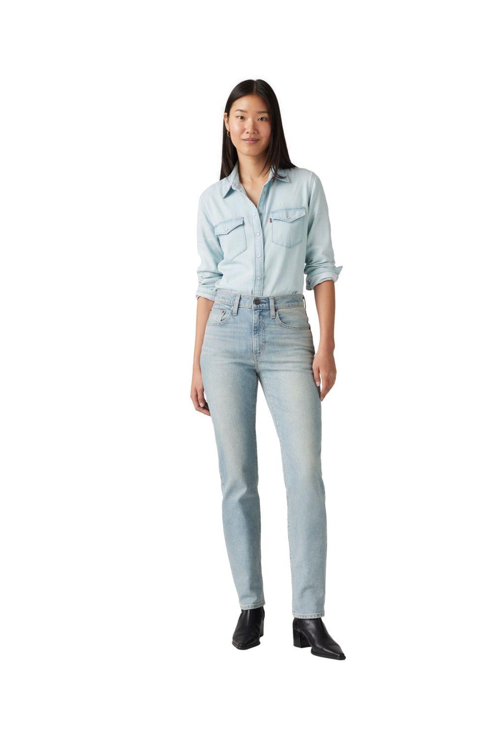 Jeans Mujer 724 High Rise Straight Celeste Levis 18883-0344-3