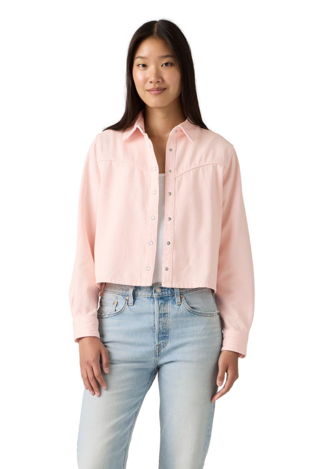 Blusa Mujer Logan Tencel Shacket Rosado Levis 005DW-0005-0