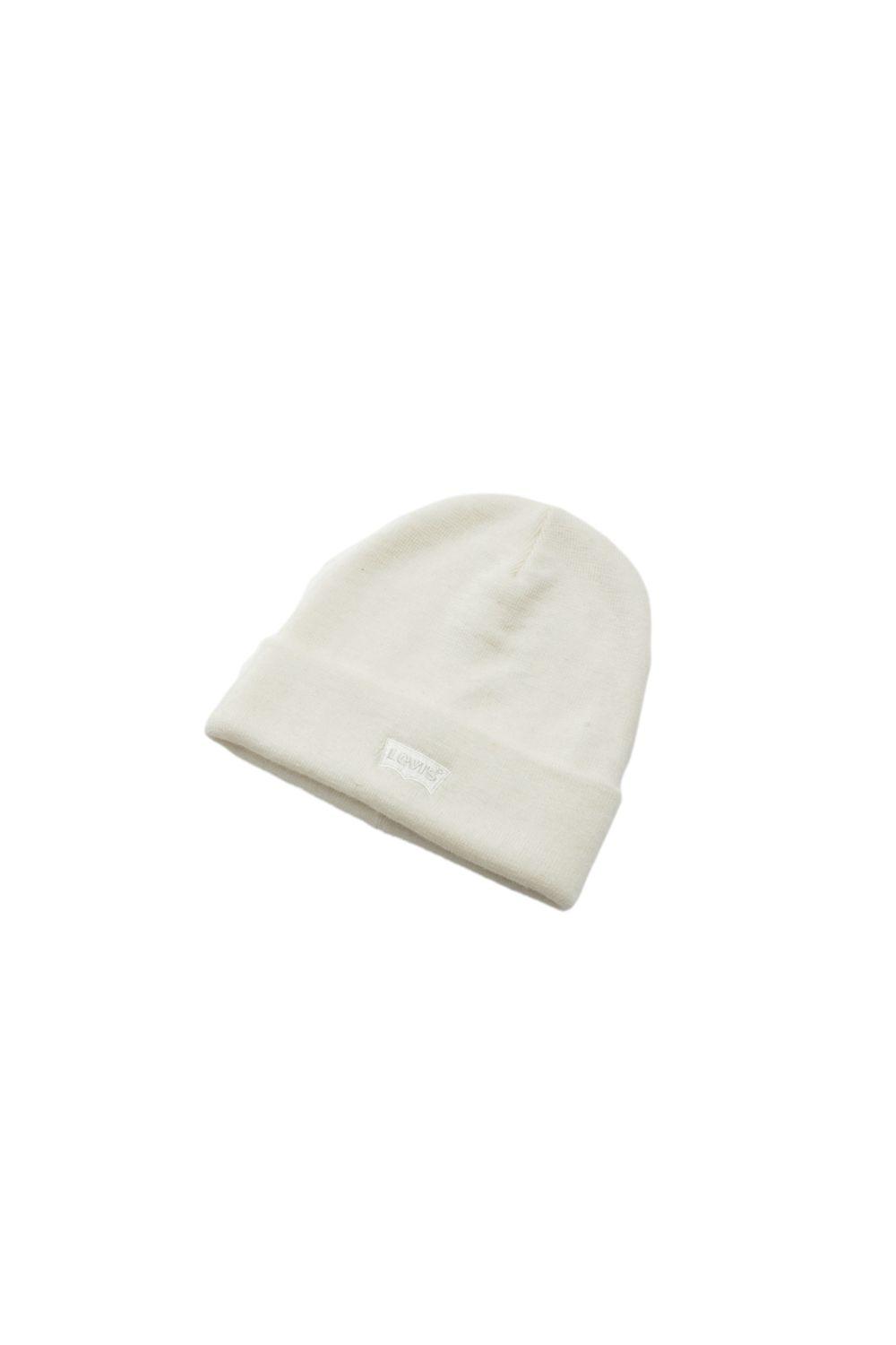 Gorro Mujer Beanie MiniLogo Batwing Blanco Levis 87759-0041-2