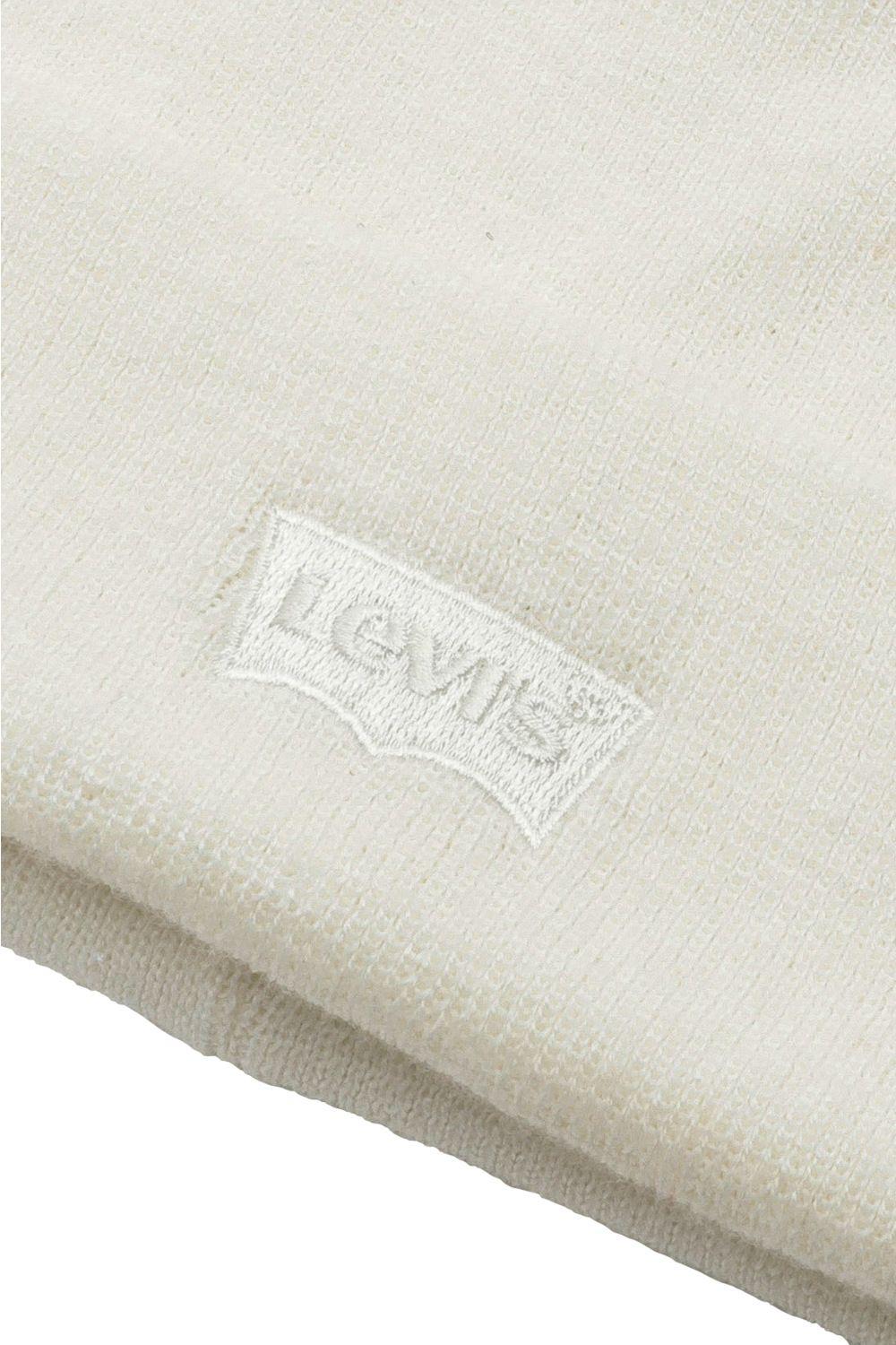 Gorro Mujer Beanie MiniLogo Batwing Blanco Levis 87759-0041-3