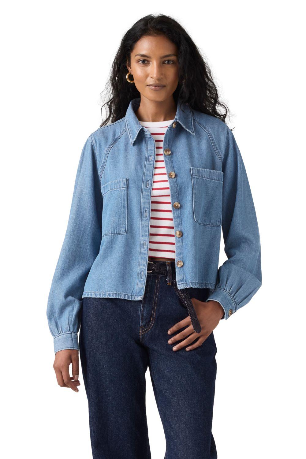 Blusa Mujer Tini Utility Shirt Azul Levis 005EV-0007-0