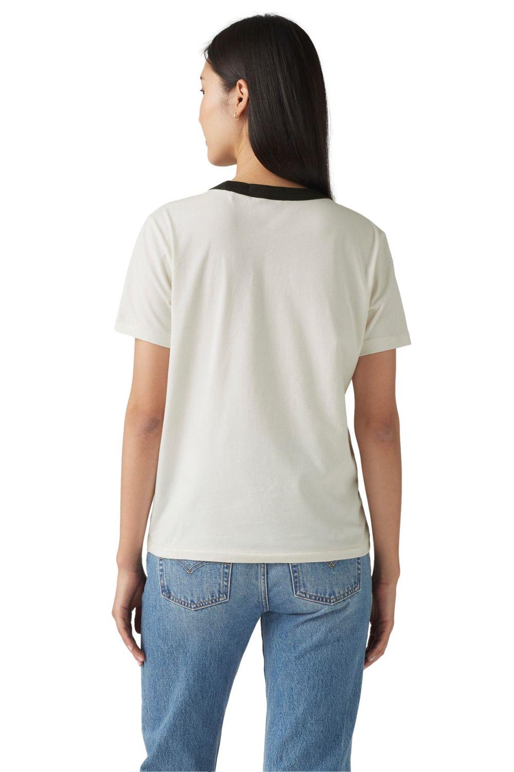 Polera Mujer Gr Iconic Ringer Tee Beige Levis 001IZ-0001-1
