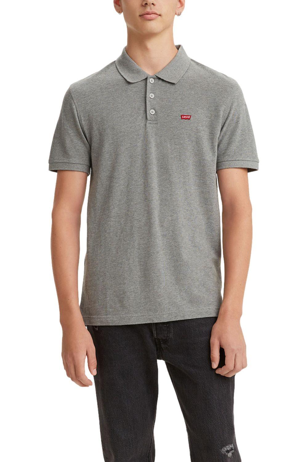 Polera Hombre Regular Fit Lisa Logo Gris Levis 35883-0004-0