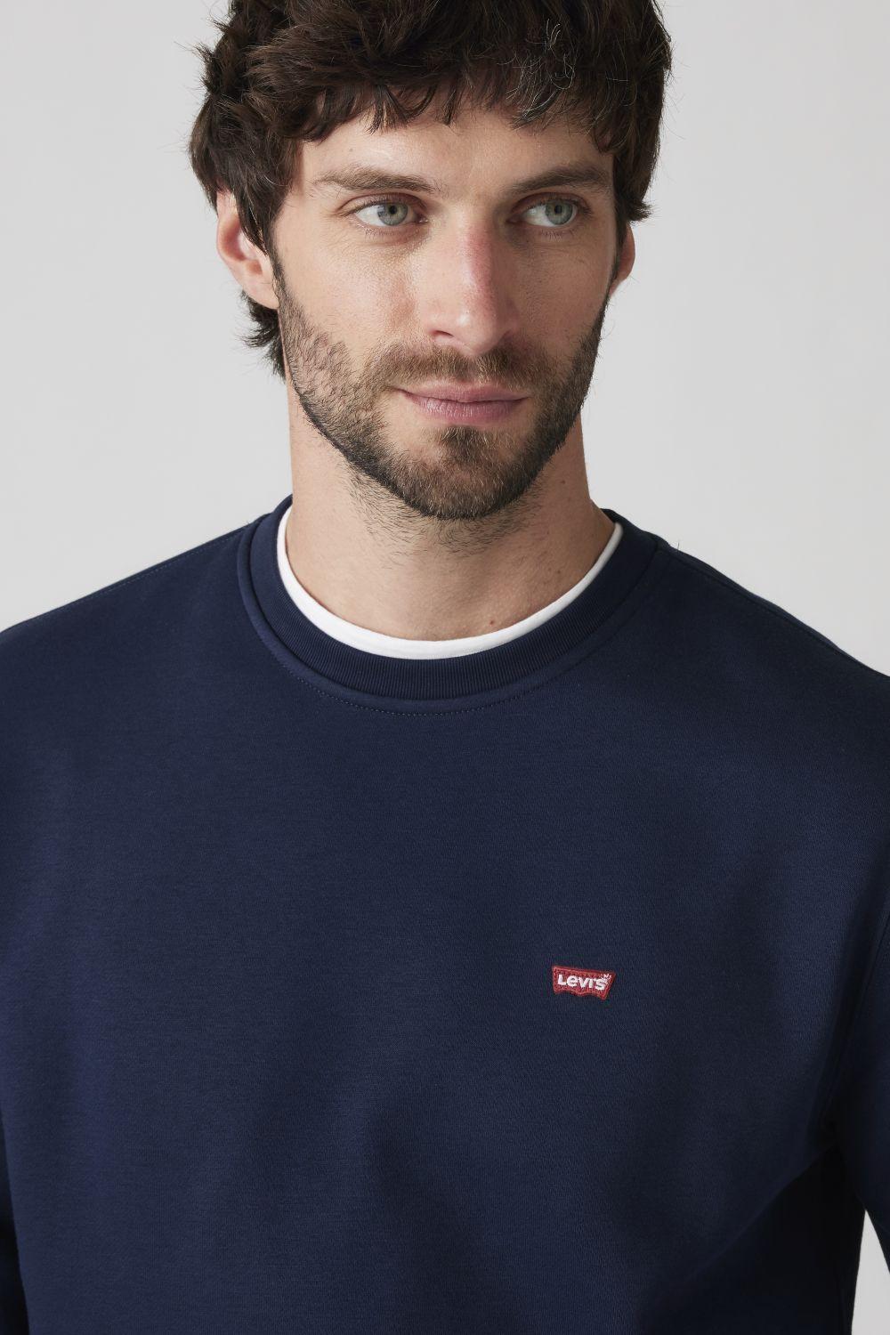 Polerón Hombre Crew Azul Levis 34257-0001-3