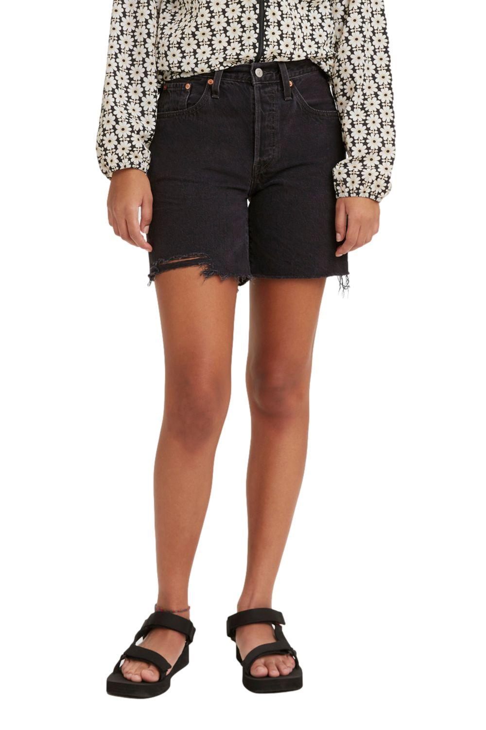Shorts Mujer 501 Original Mid Thigh Negro Levis 85833-0016-0