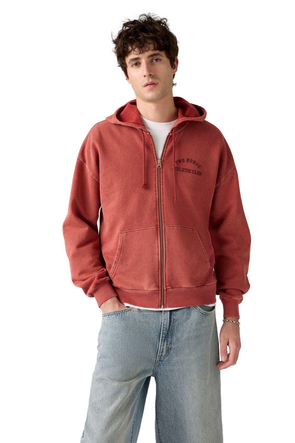 Polerón Hombre Two Horse Cropped Rojo Levis 003QW-0000-2