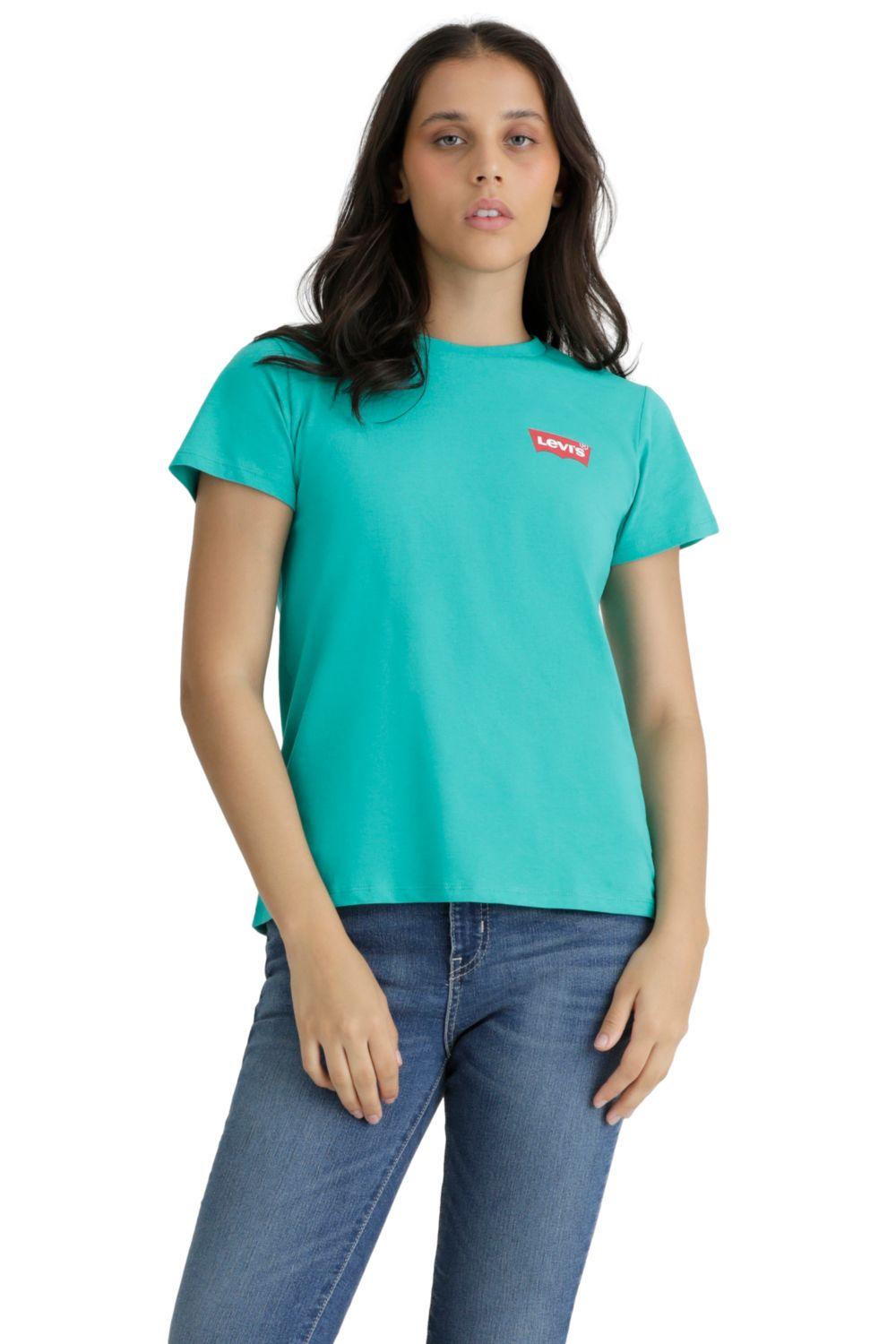 Polera Mujer Regular Fit Verde Levis 17369-2964-0