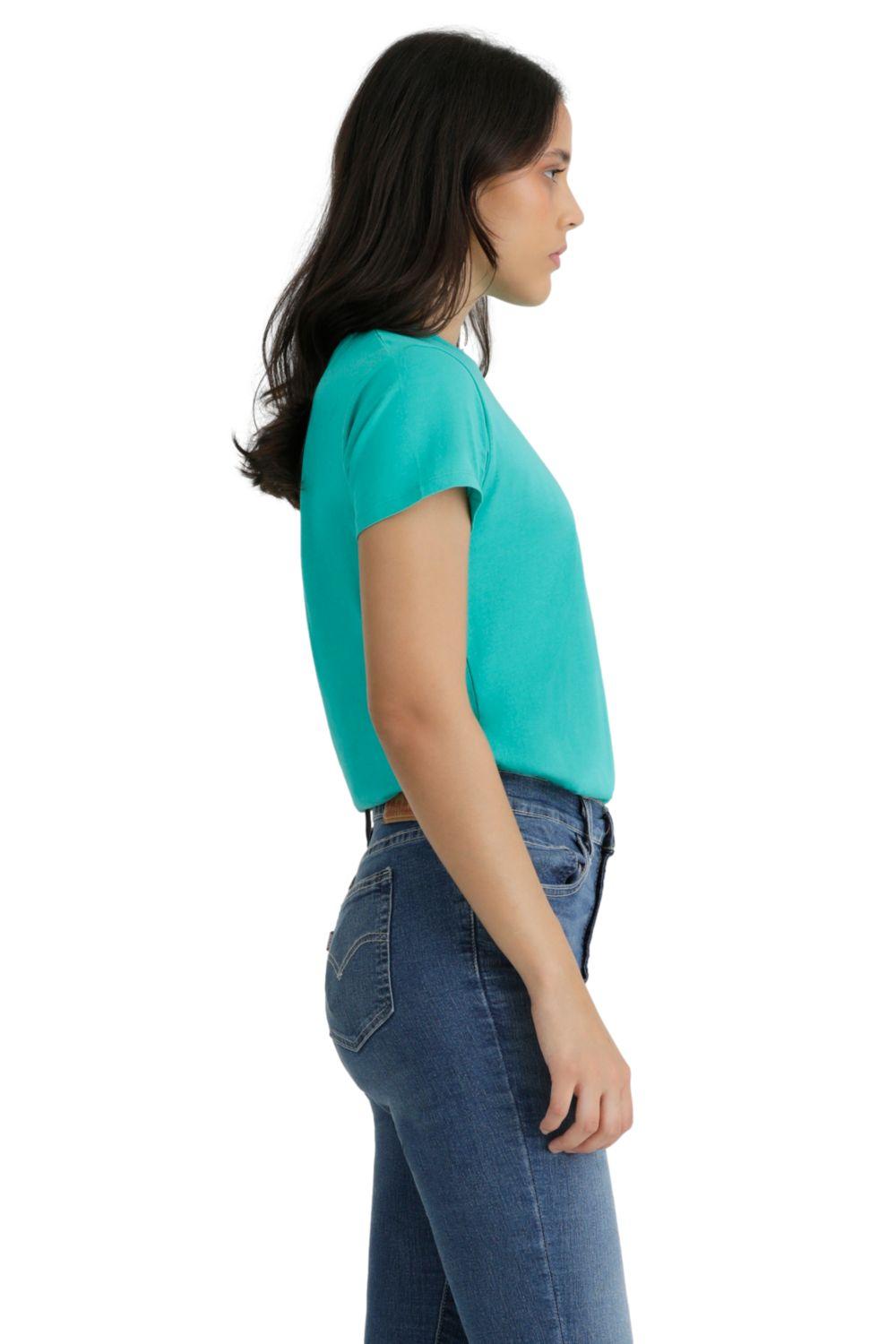 Polera Mujer Regular Fit Verde Levis 17369-2964-1