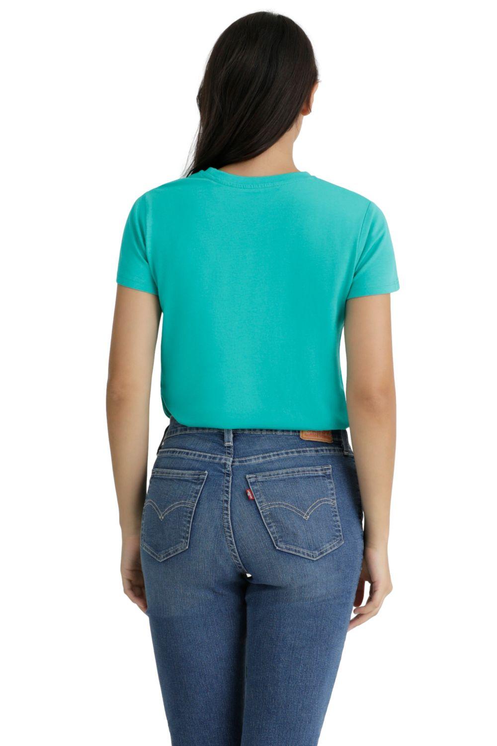 Polera Mujer Regular Fit Verde Levis 17369-2964-2