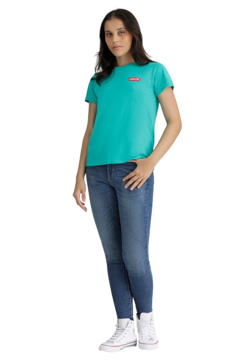 Polera Mujer Regular Fit Verde Levis 17369-2964-3