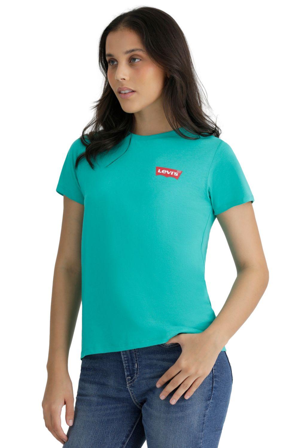 Polera Mujer Regular Fit Verde Levis 17369-2964-4