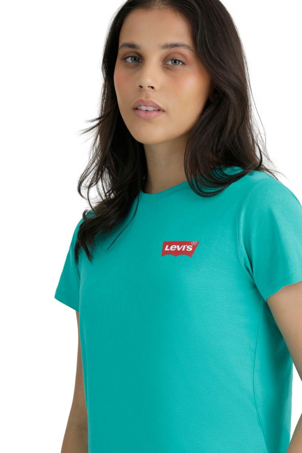Polera Mujer Regular Fit Verde Levis 17369-2964-5