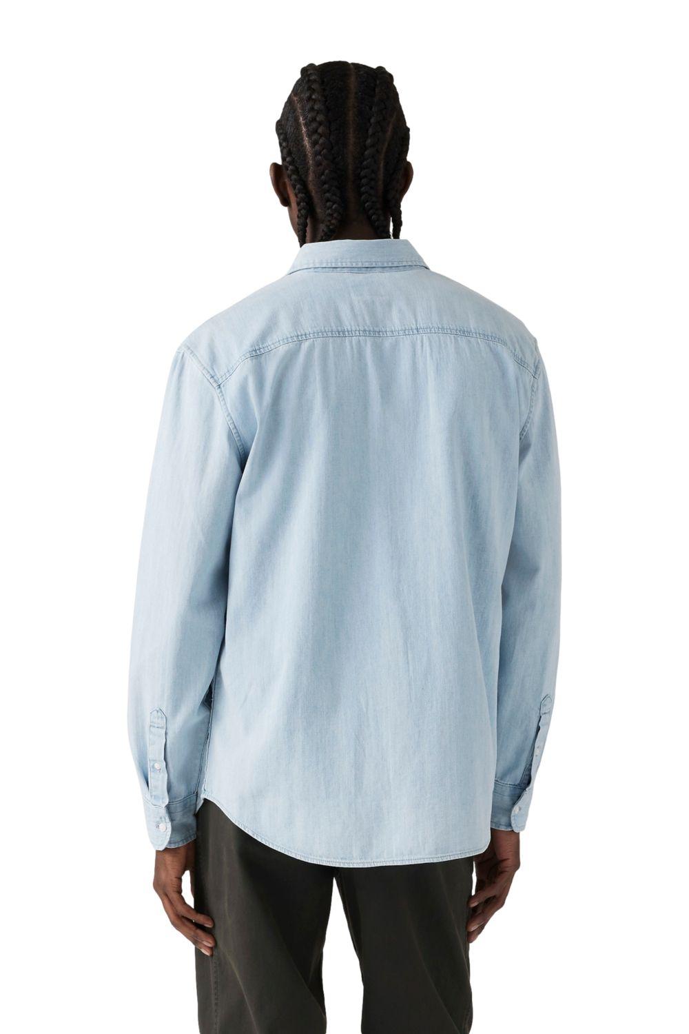 Camisa Hombre Authentic Button Down Celeste Levis A7210-0018-1