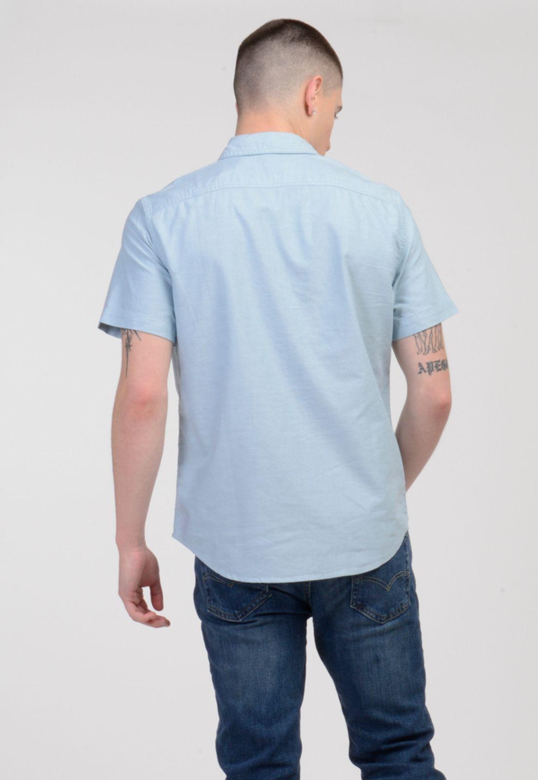 Camisa Hombre Lisa Azul Levis 86627-0085-1