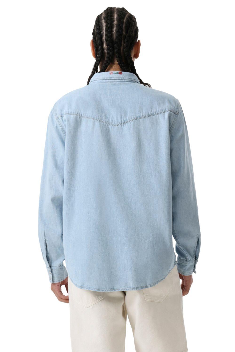 Camisa Hombre Relaxed Fit Western Azul Levis A1919-0076-2