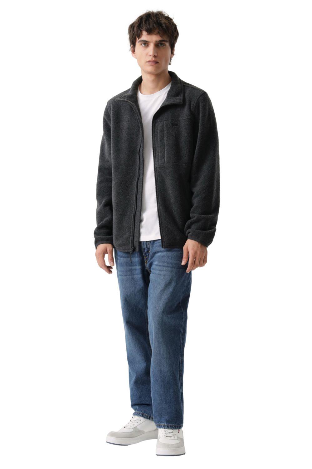 Chaqueta Hombre Polar Fleece Zip Jkt Gris Levis 59491-0557-3