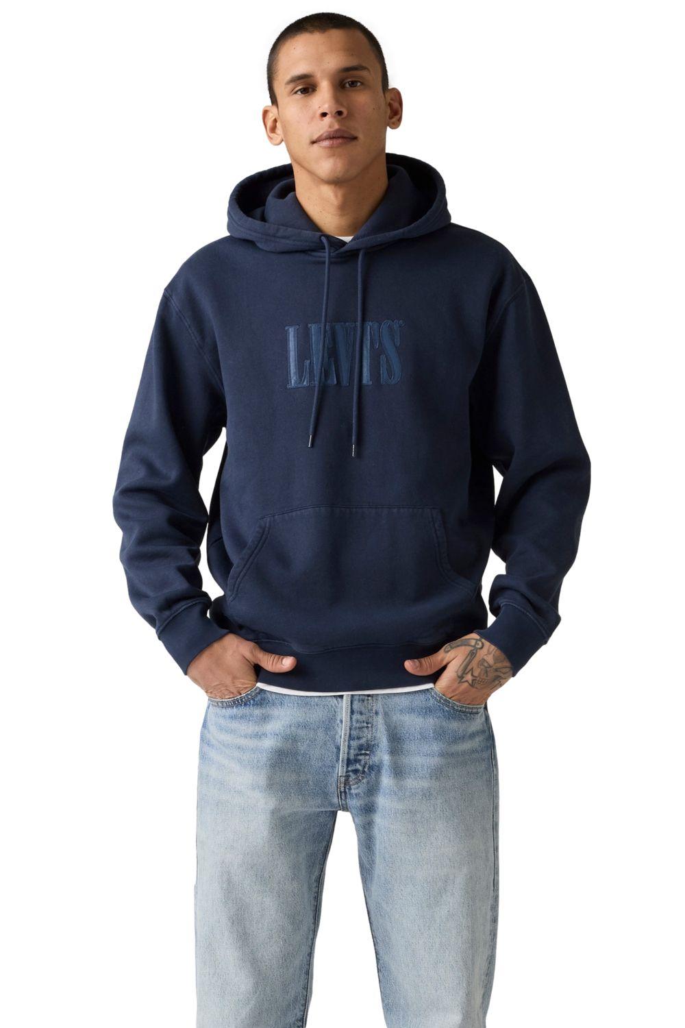 Polerón Hombre Relaxed Graphic Po Azul Levis 38479-0380-2