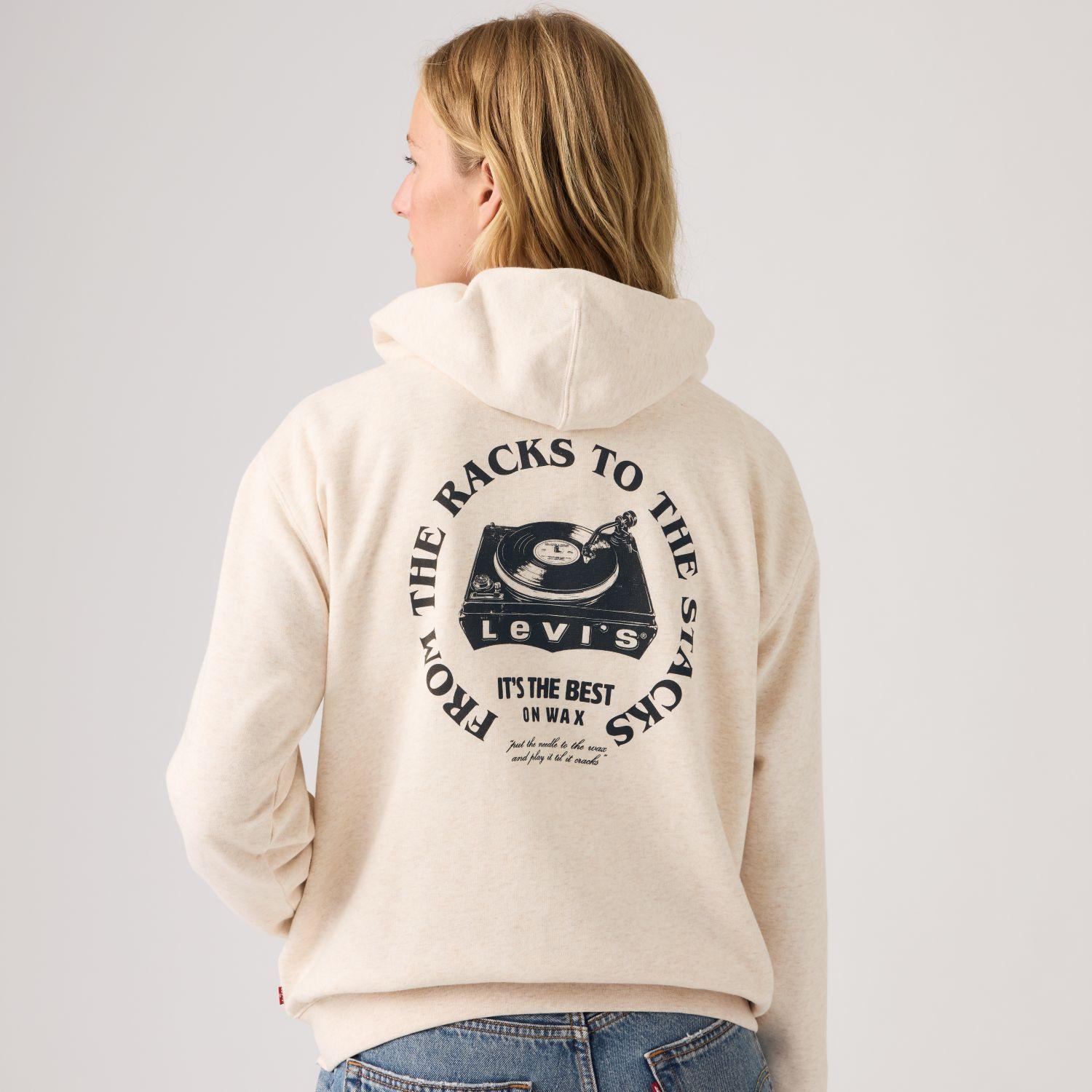 Polerón Mujer Graphic Everyday Zip Beige Levis A9416-0006-3