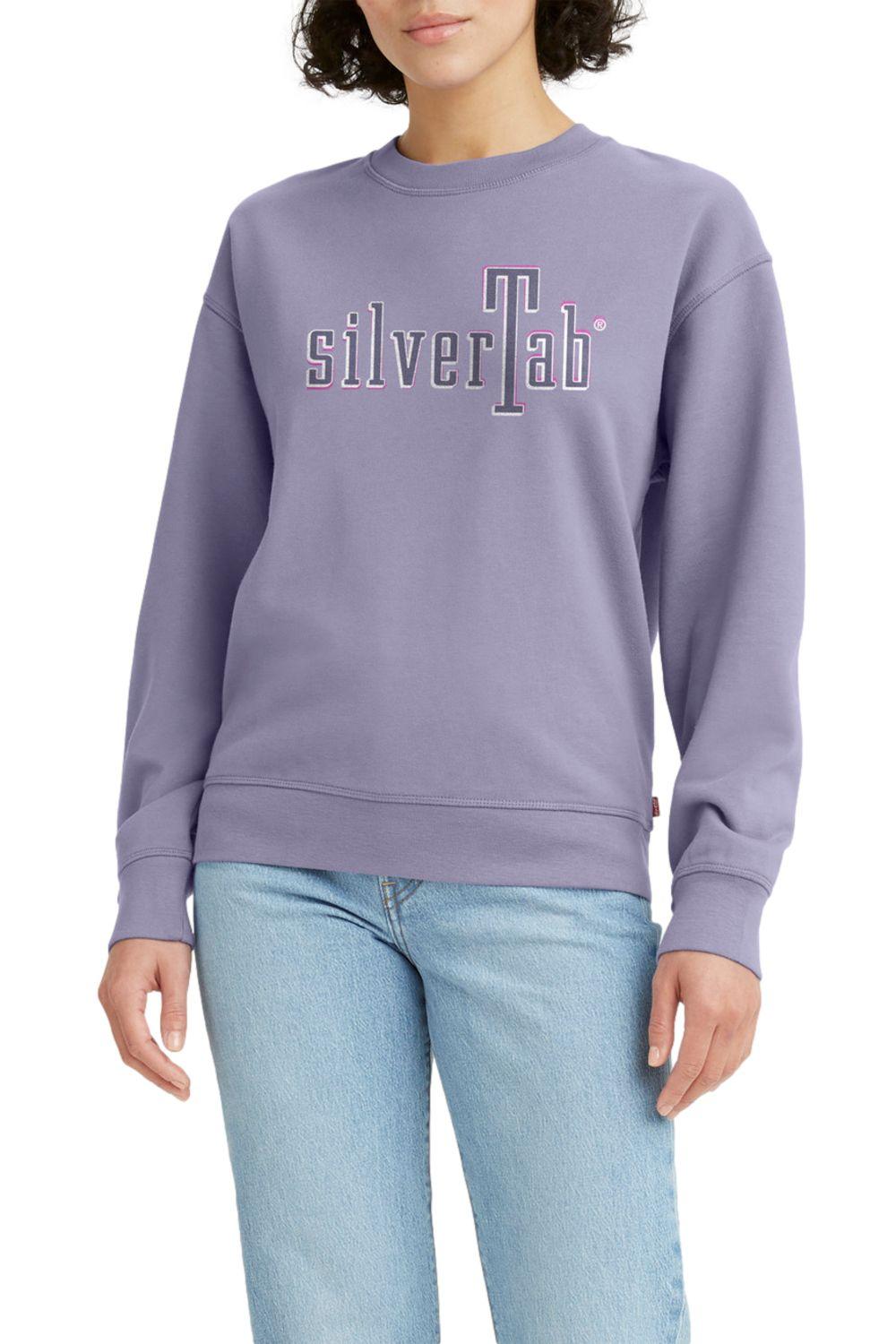 Polerón Mujer Liso con Logo Morado Levis 18686-0105-0