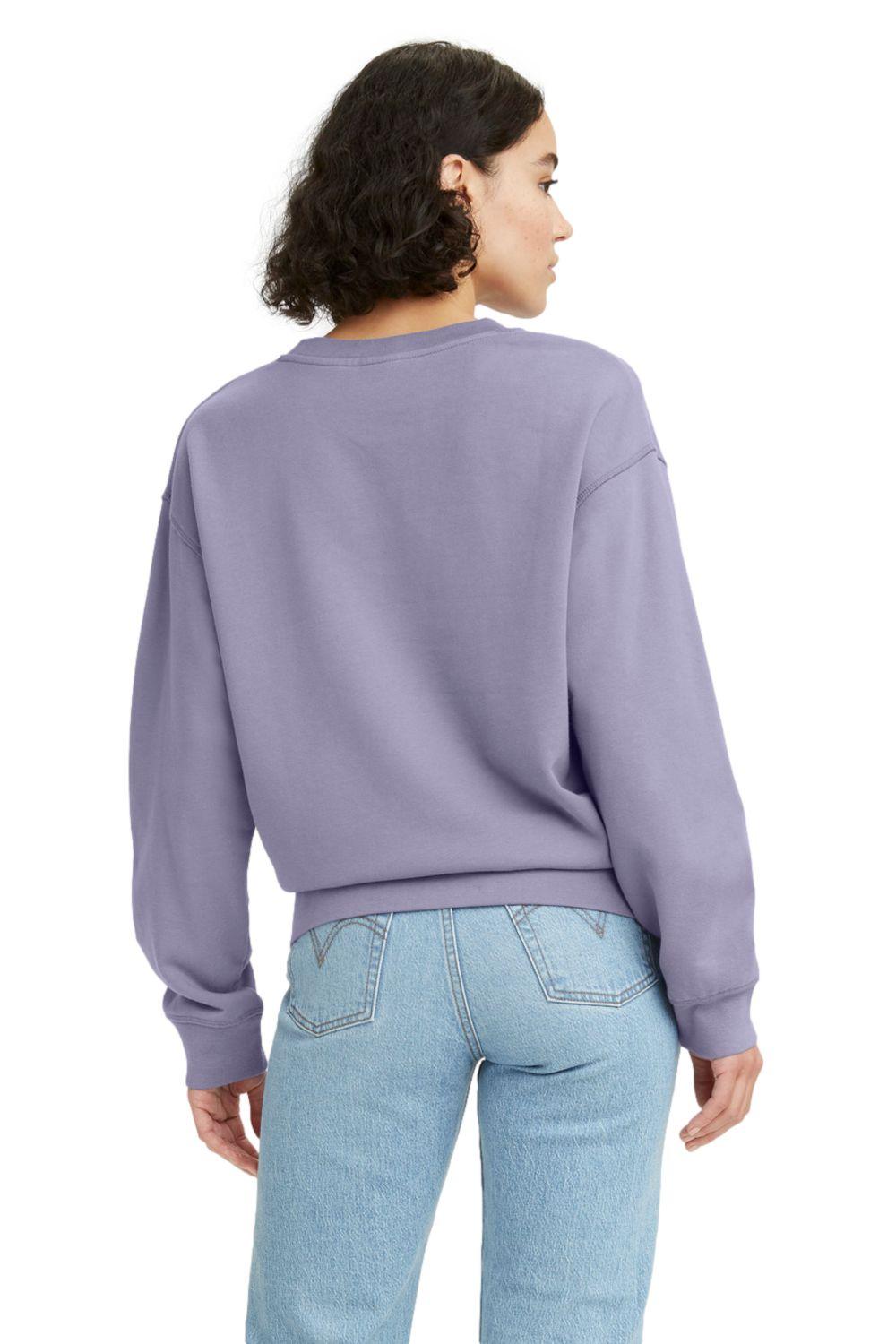 Polerón Mujer Liso con Logo Morado Levis 18686-0105-3