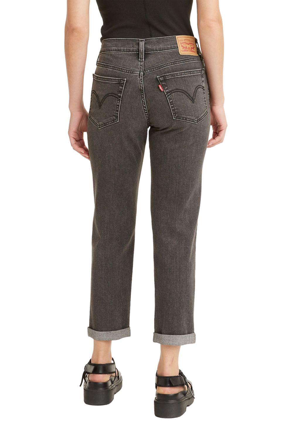 Jeans Mujer Mid Rise Boyfriend Gris Levis 19887-0242-2