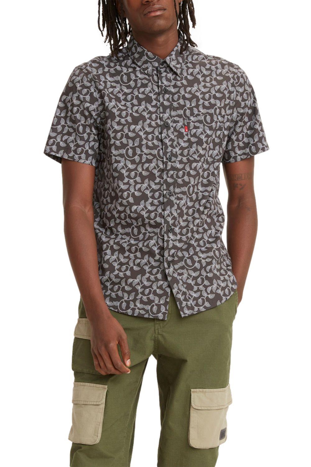 Camisa Hombre Estampada Negro Levis 86627-0087-0