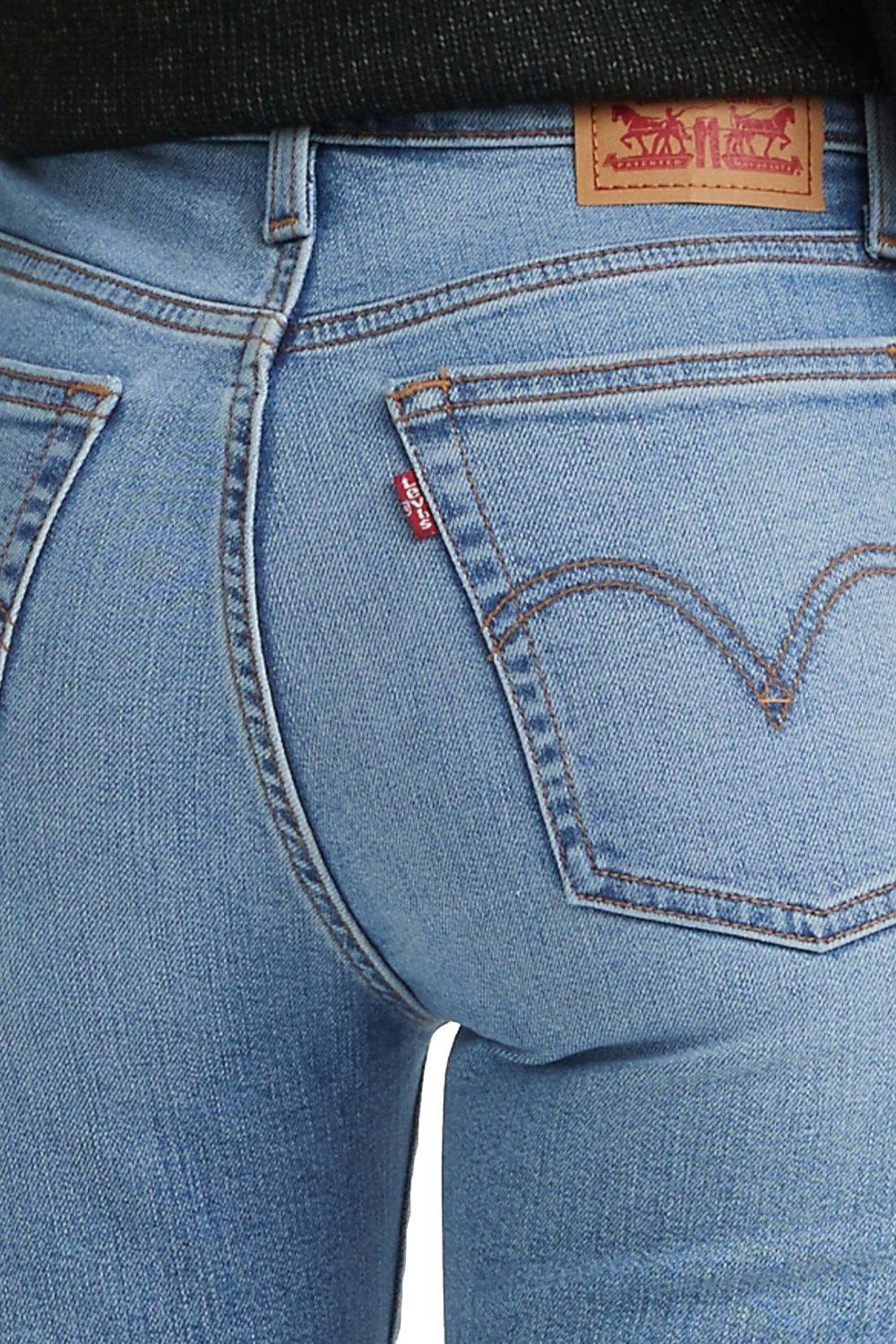 Jeans Mujer Wedgie Straight Celeste Levis 34964-0208-3