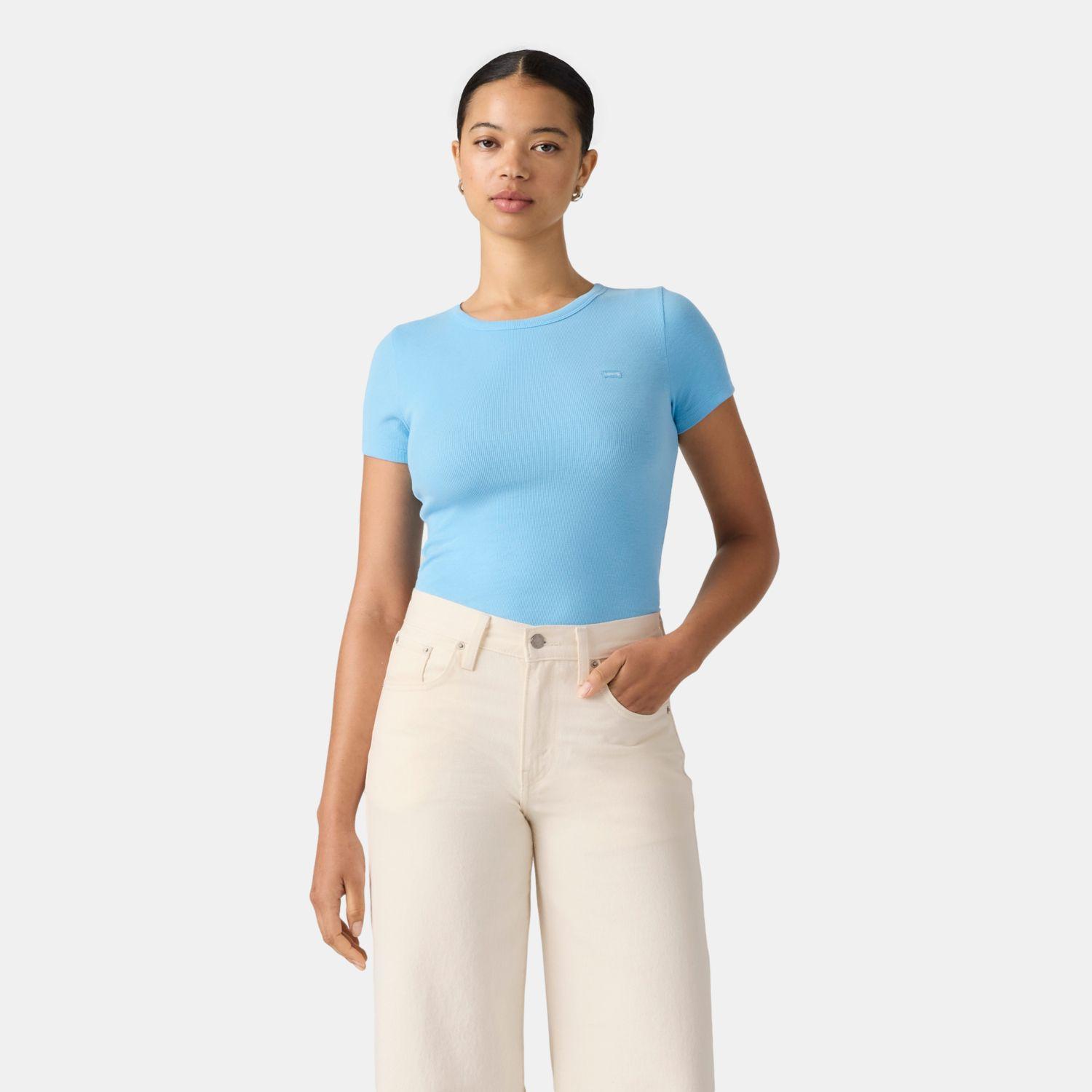 Polera Mujer Hayes Tee Celeste Levis 001J3-0062-0
