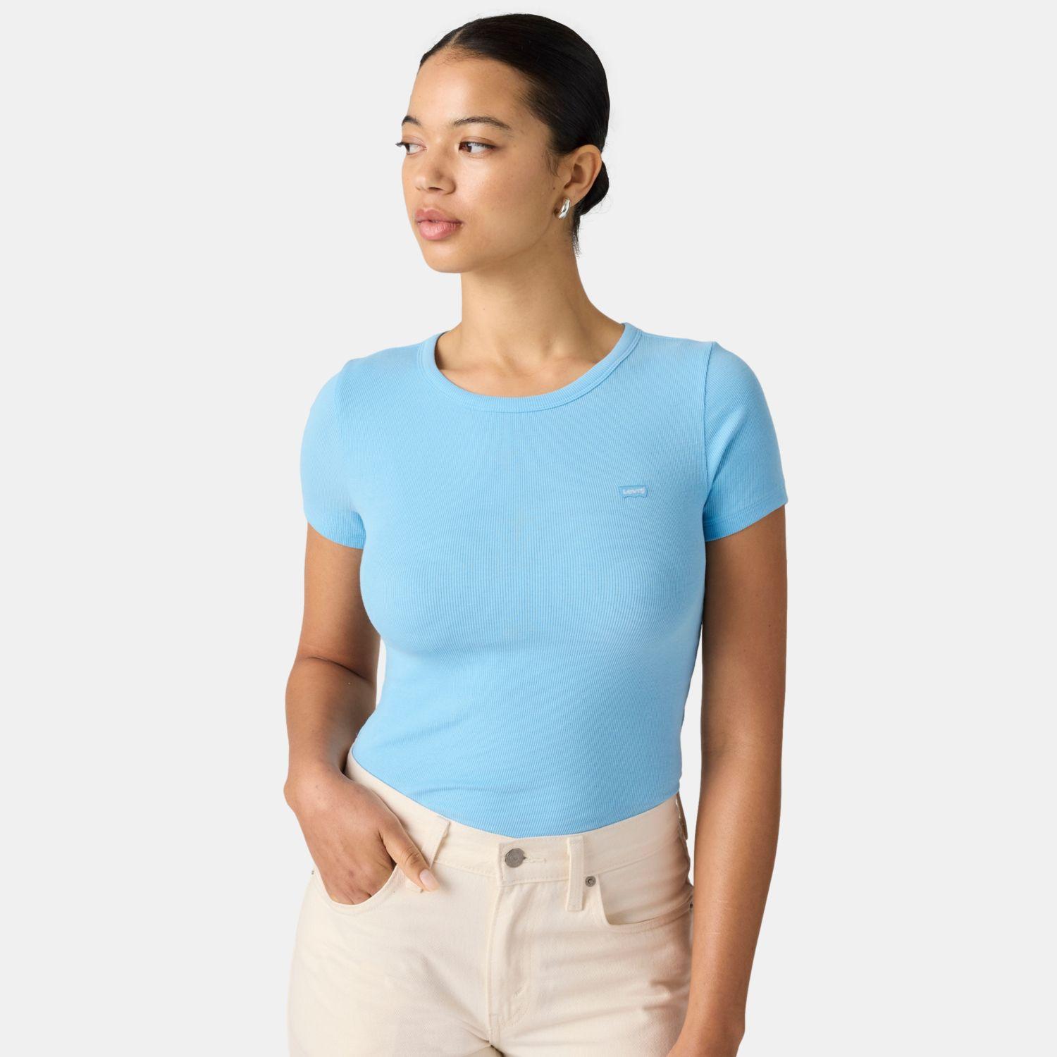 Polera Mujer Hayes Tee Celeste Levis 001J3-0062-2