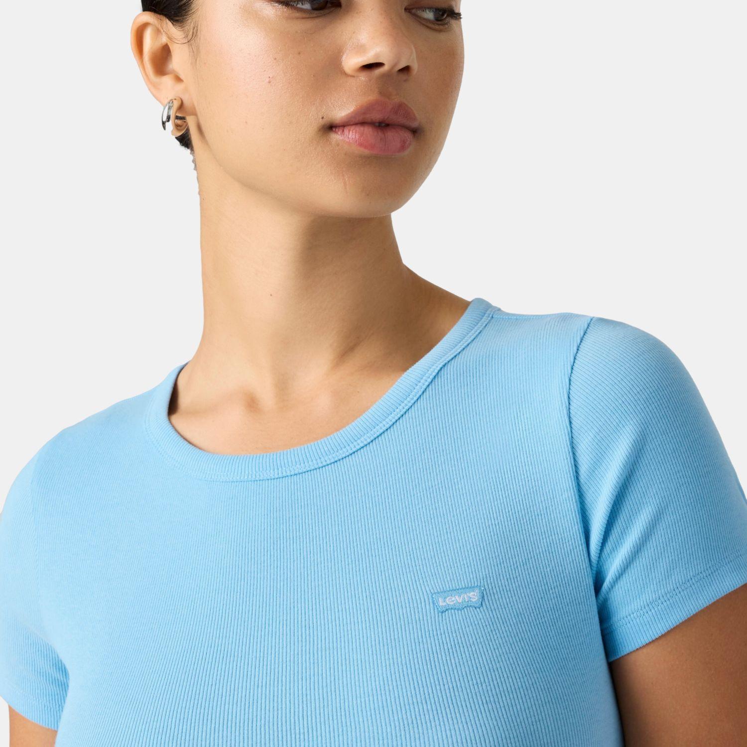 Polera Mujer Hayes Tee Celeste Levis 001J3-0062-3