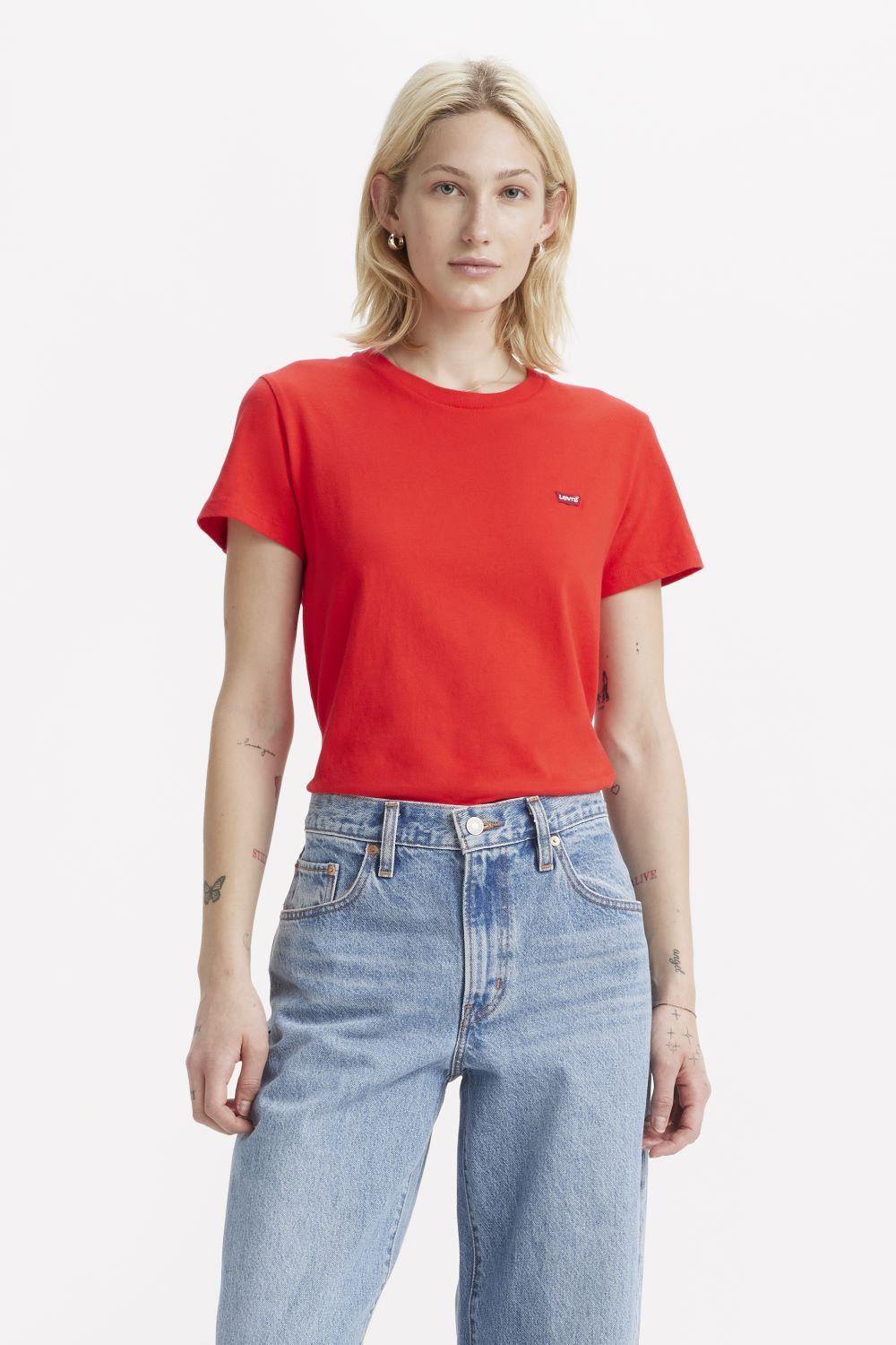 Polera Mujer Perfect Tee Rojo Levis 39185-0331-0