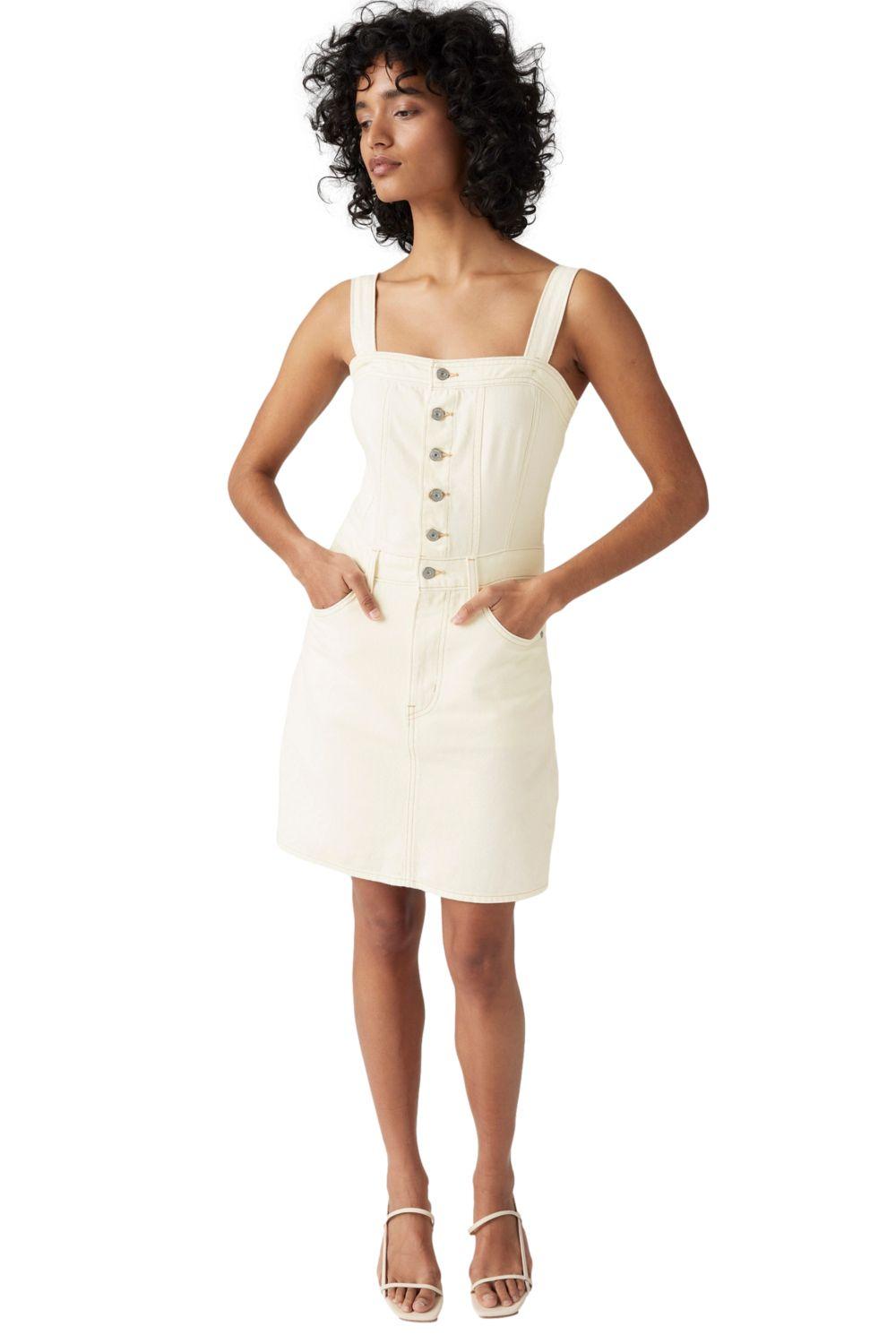 Vestido Mujer Iconic Button Blanco Levis 001WE-0003-2