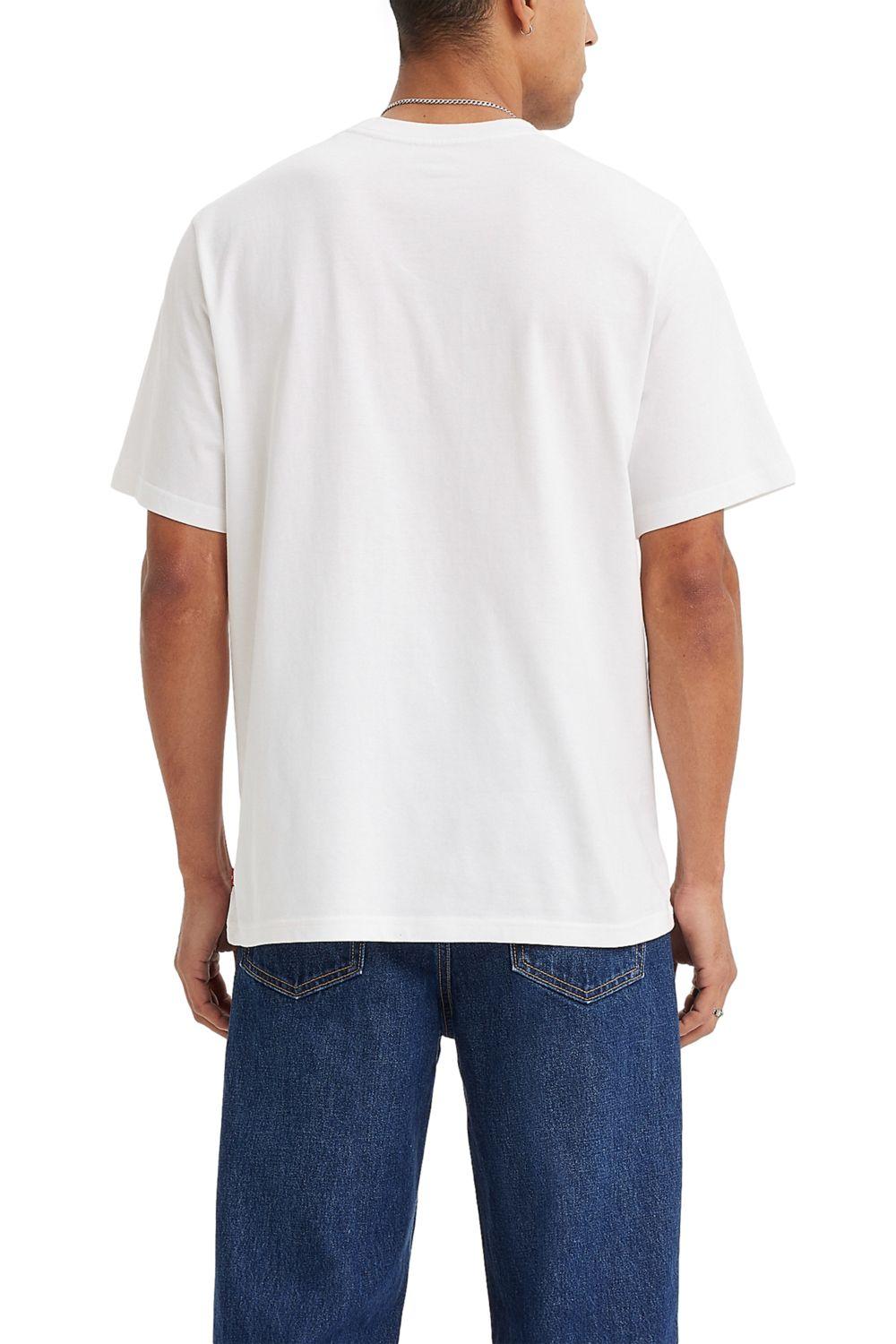 Polera Hombre Manga corta Relaxed Fit Blanco Levis 16143-1165-3