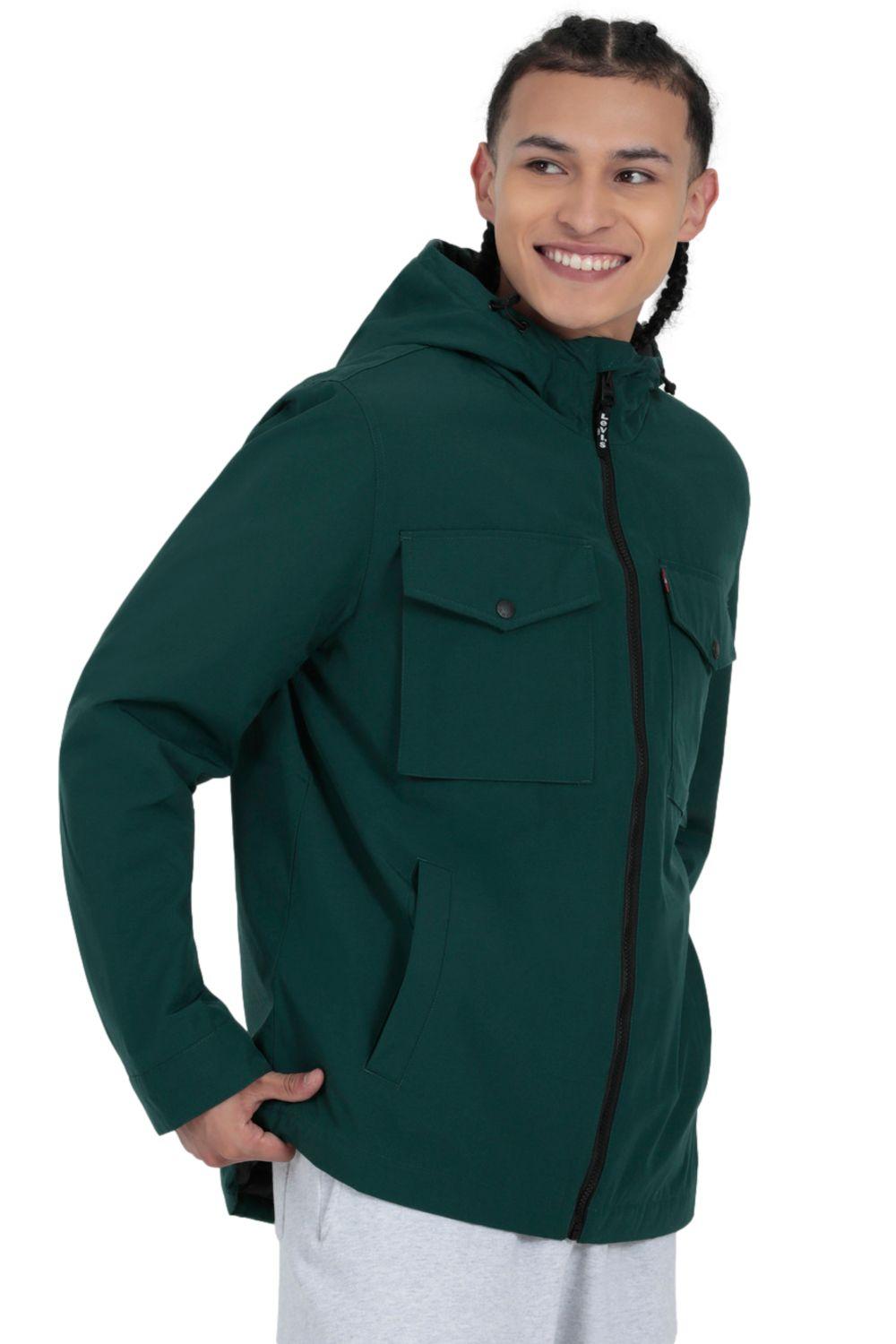Chaqueta Hombre Hooded Millitary Verde Levis 59491-0190-3