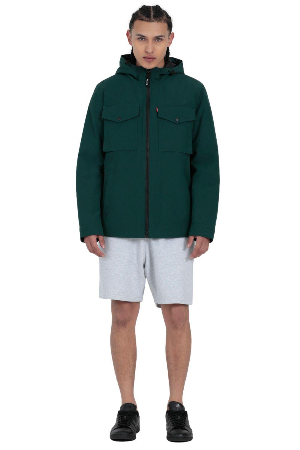 Chaqueta Hombre Hooded Millitary Verde Levis 59491-0190-4