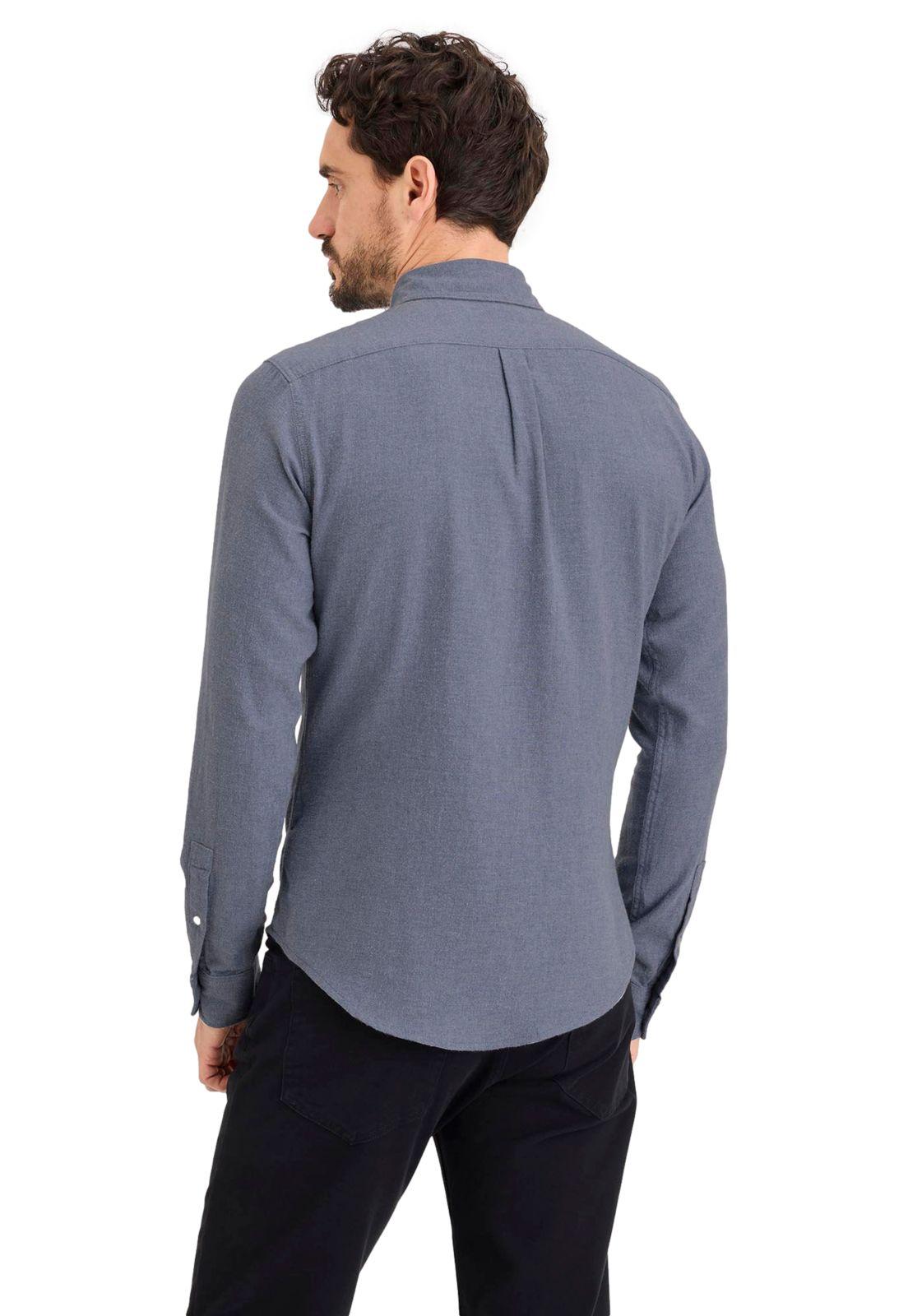 Camisa Hombre Original LS Slim Fit Azul A1114-0173-2