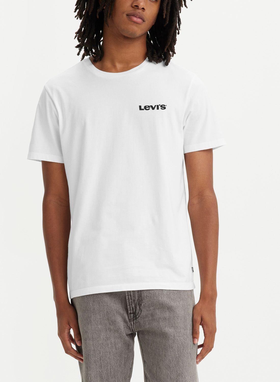 Polera Hombre Graphic Crewneck Blanca Levis 22491-1195-0
