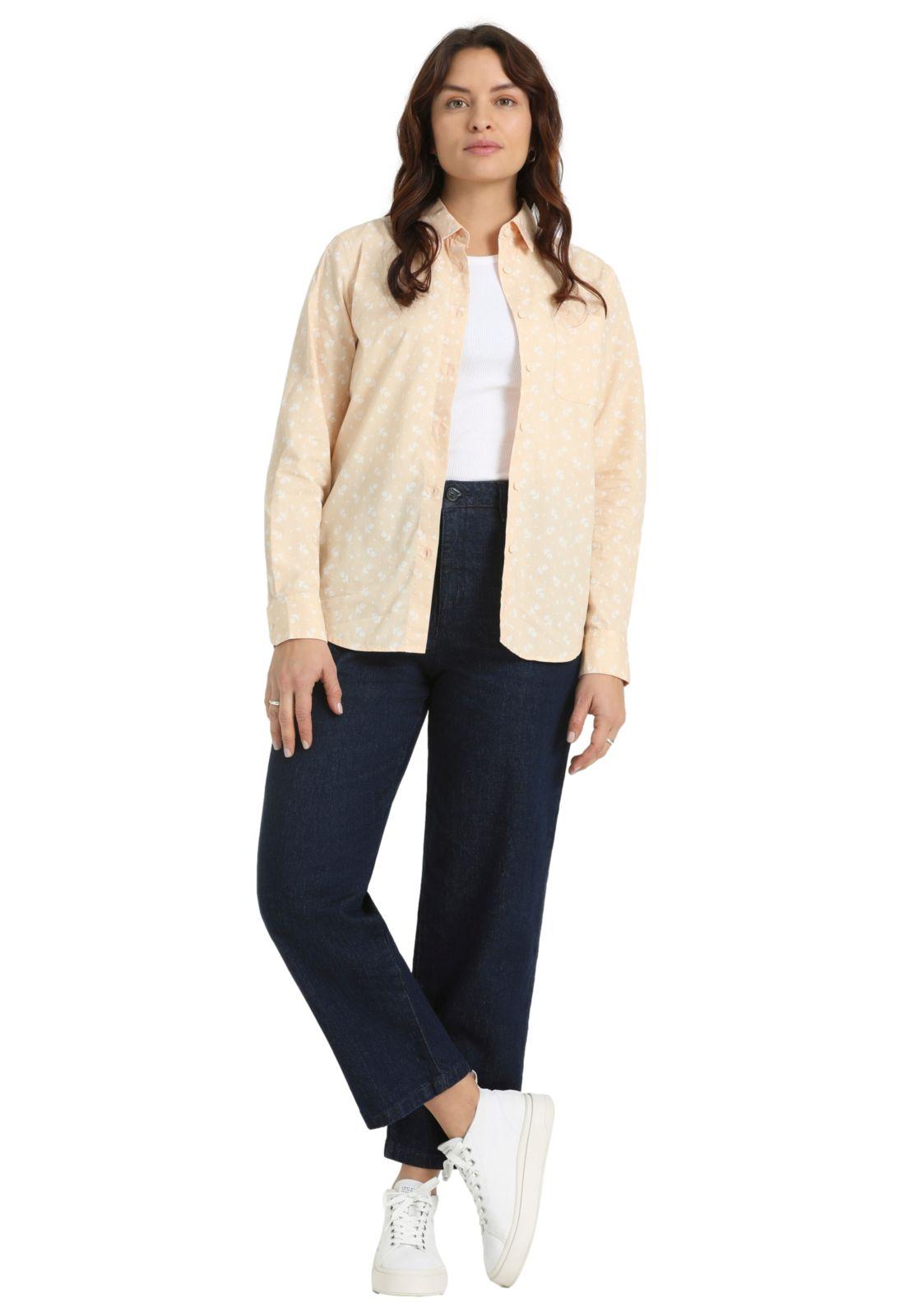 Blusa Mujer Original Core Woven Regular Fit Naranjo A6980-0002-3