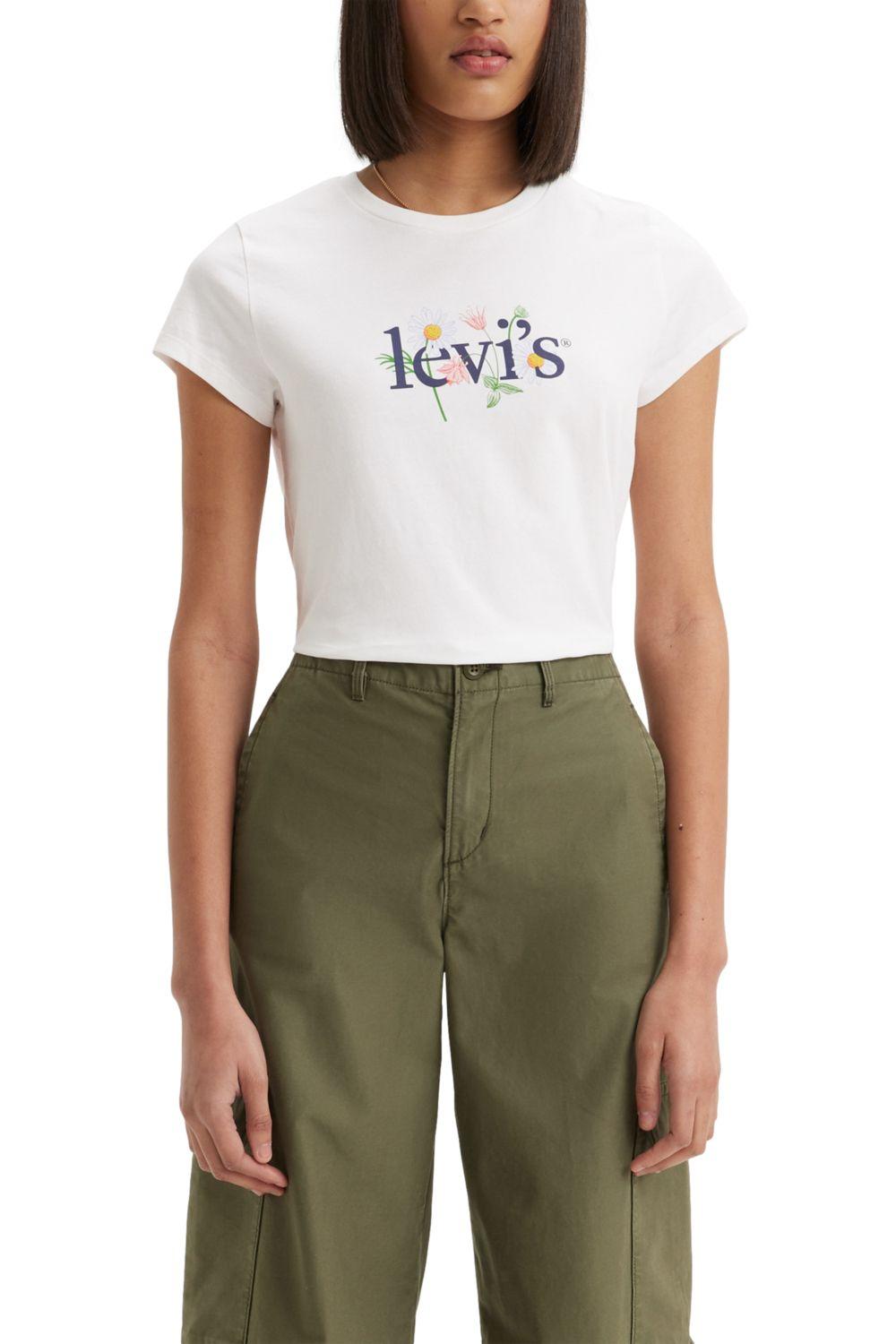 Polera Mujer Graphic Blanca Levis A6126-0008-0