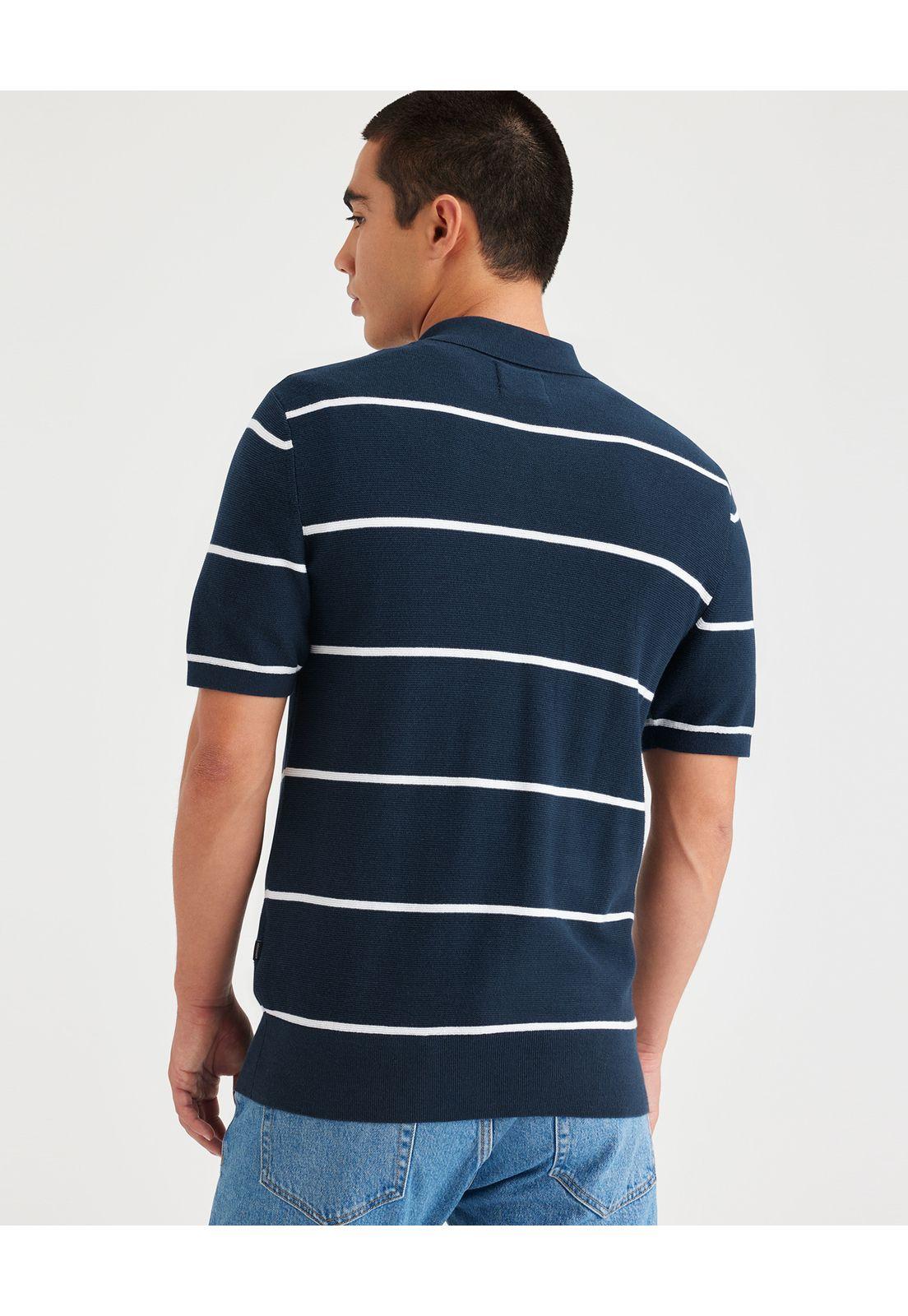 Polo Hombre Regular Fit Azul A0768-0008-2