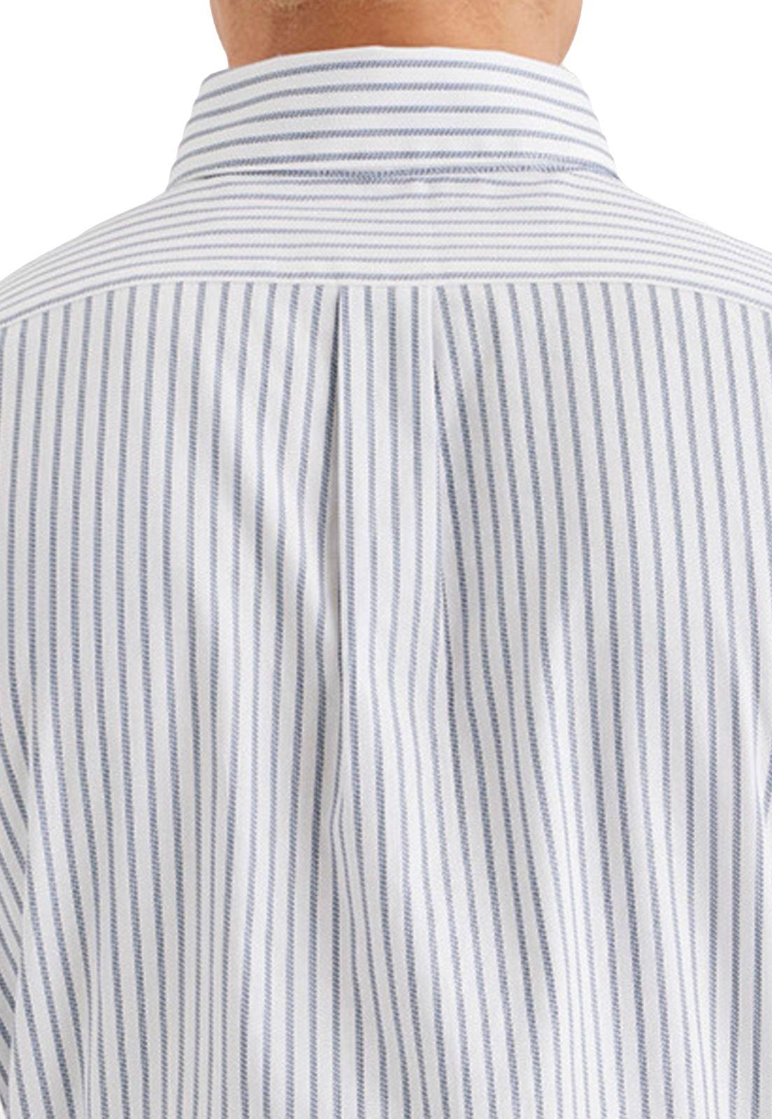 Camisa Hombre Crafted Slim Fit Blanco Rayas A4285-0015-3
