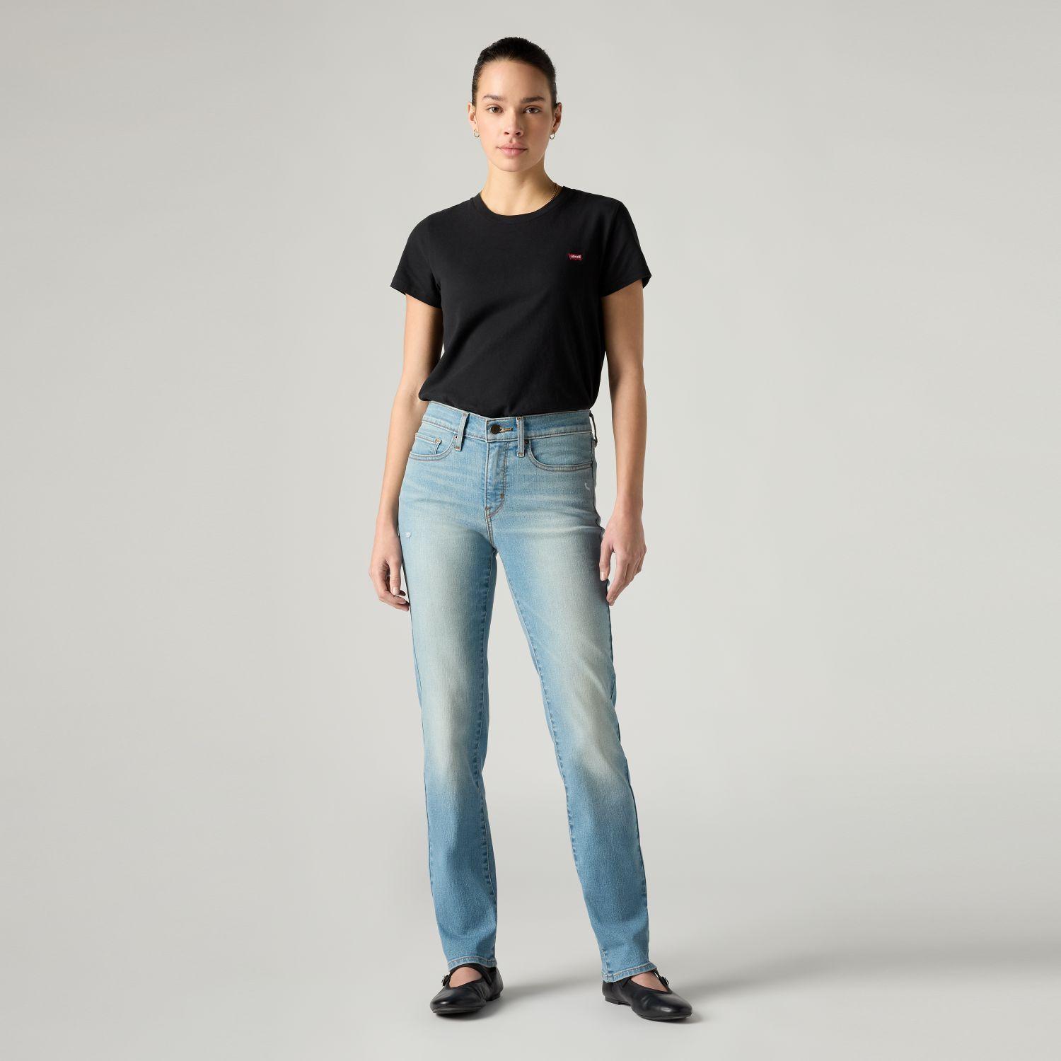Jeans Mujer 314 Shaping Straight Azul Levis 19631-0300-3
