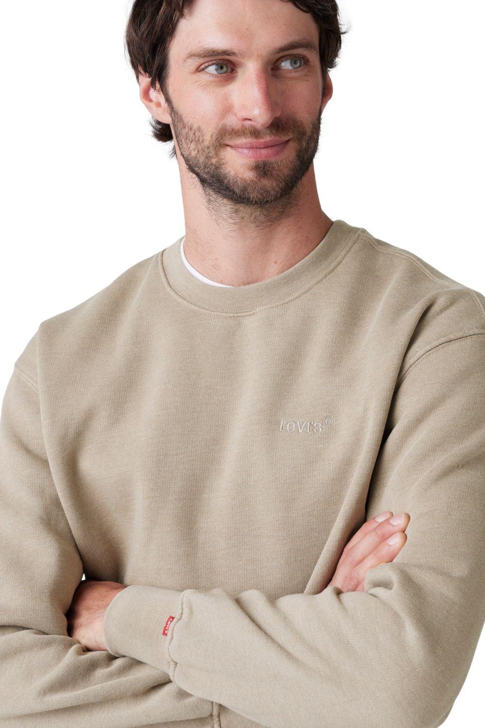 Polerón Hombre Authentic Crew Beige Levis A9244-0029-3