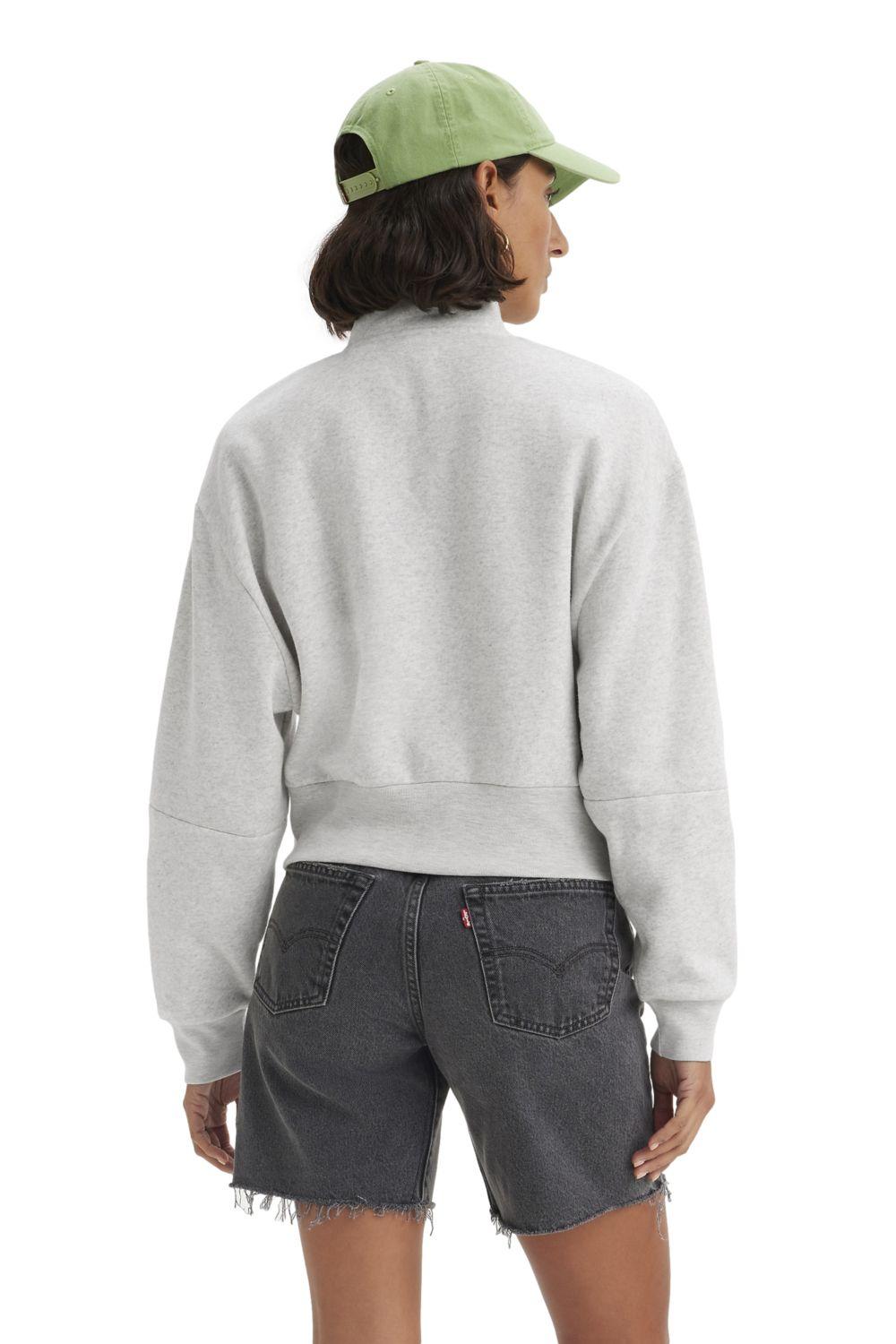 Polerón Mujer Regular Fit Quarter Zip Gris Levis A8459-0001-1
