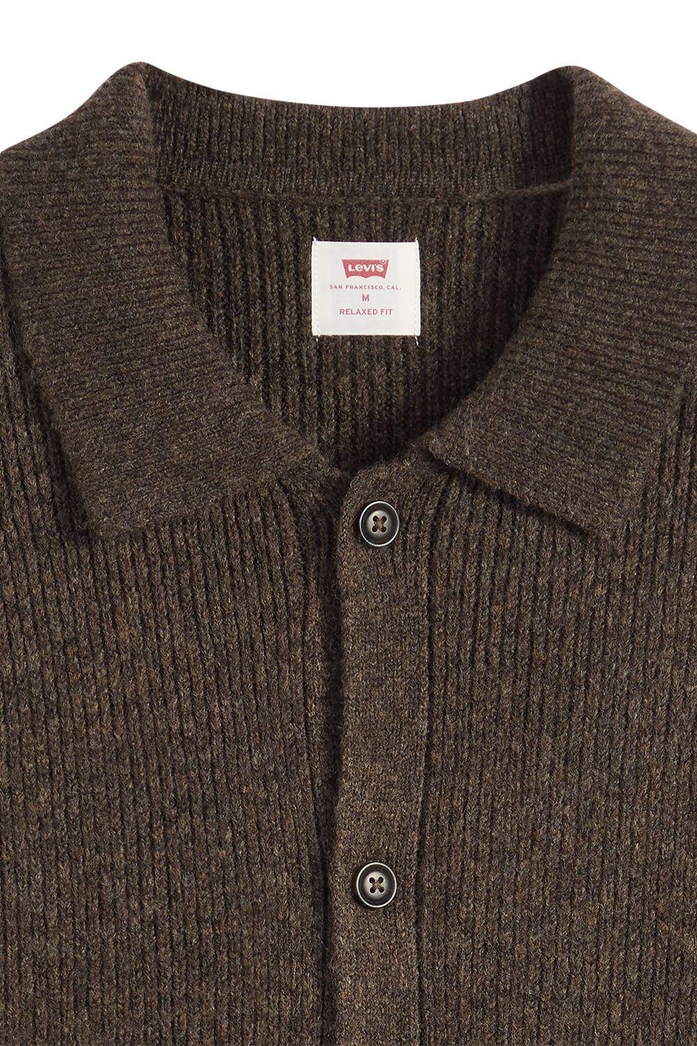 Sweater Hombre Catalina Cardigan Café Levis 0058V-0001-4